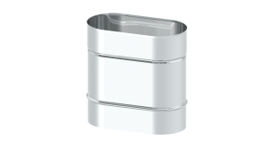 Rura Owalna L=250mm  120x180,  0,8 mm