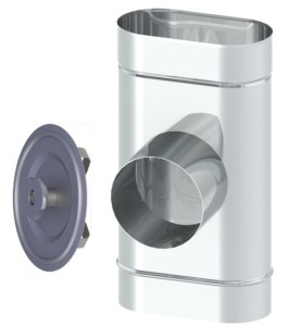 Wyczystka okrągła OWAL 120x180mm, 0,8mm