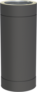 Rura długości 500 mm lakierowana na czarno ϕ 150/200
